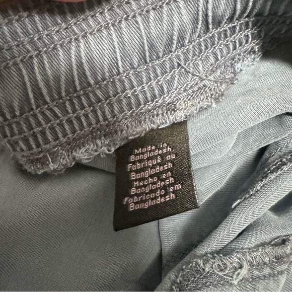 Calvin Klein Womens XL Pants Blue Ankle Lounge Pull On 100% Lyocell Drawstring - Picture 3 of 7